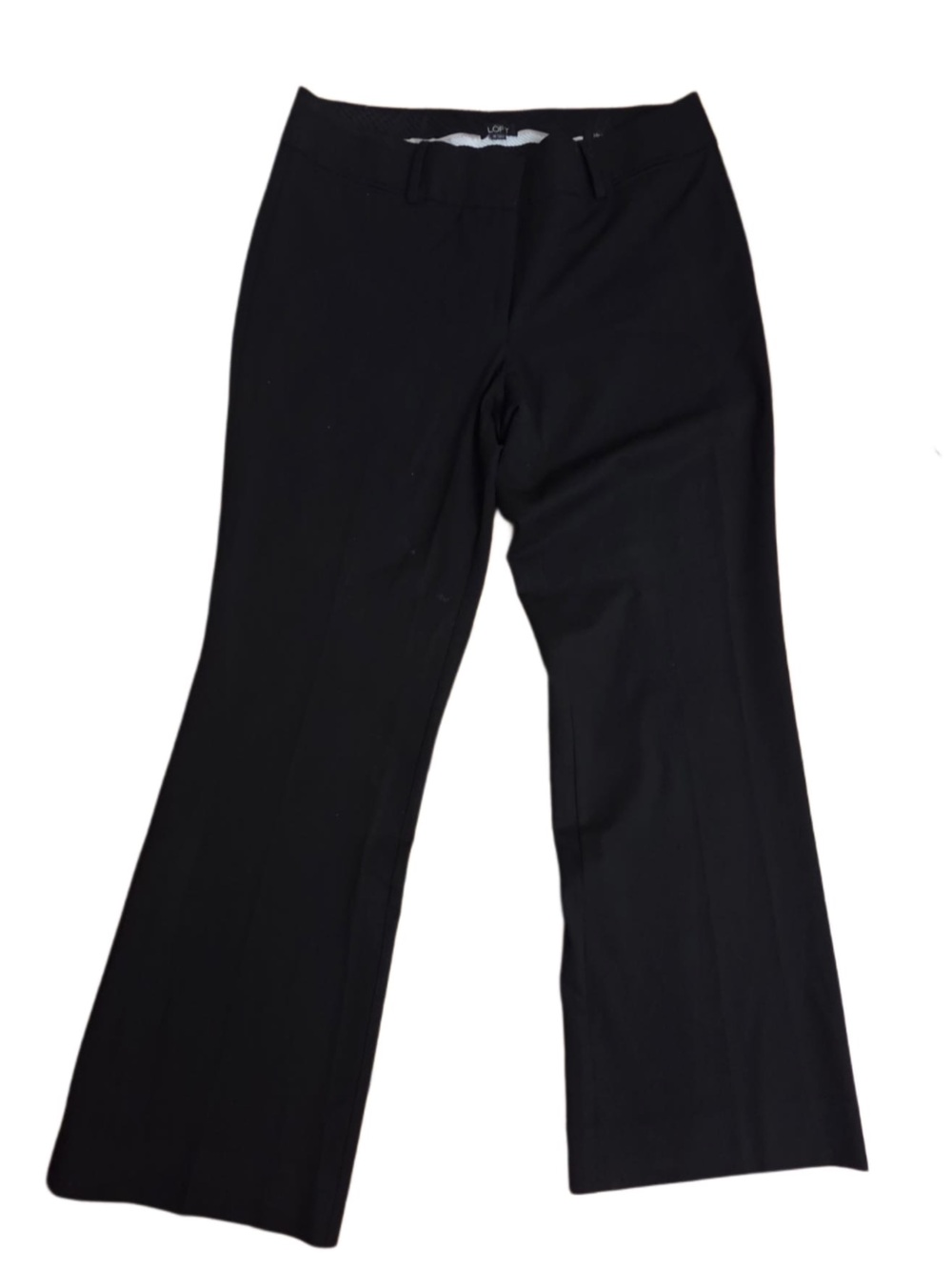 LOFT Black Wide-Leg Dress Pants